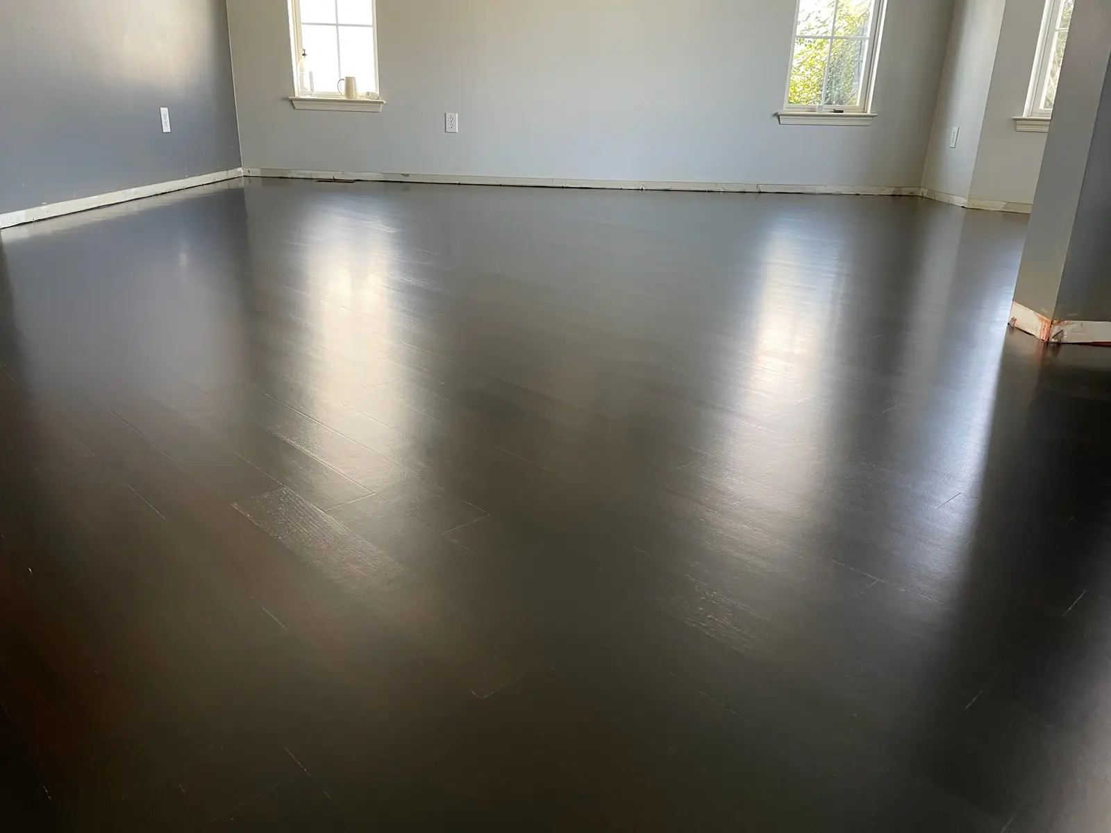 Hardwood floor install