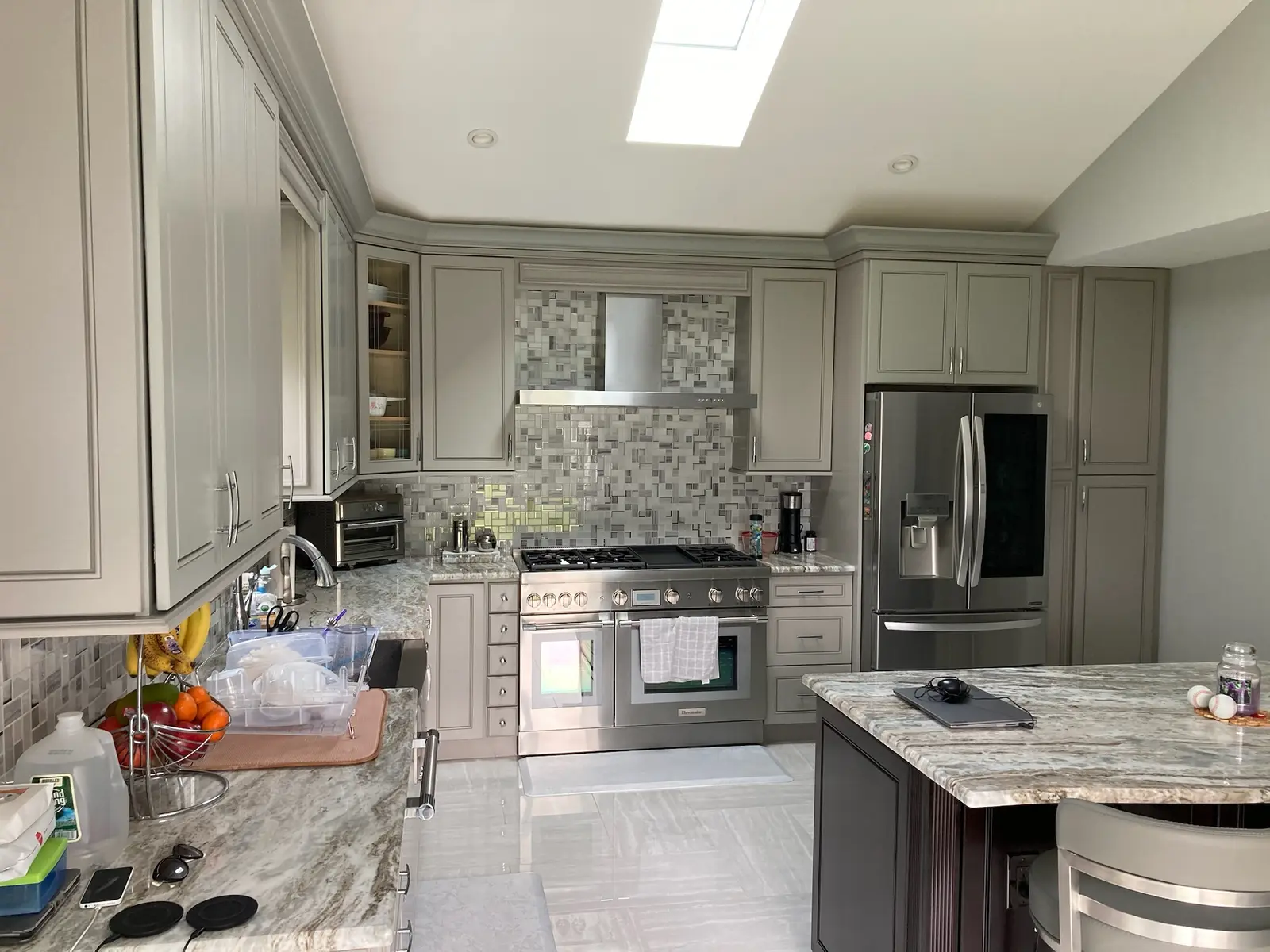 Kitchen stove and counter detail